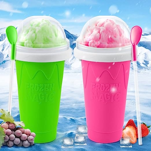 Slushy Ice Maker Cup, Silicon Ice Cream Slushy Maker Bottle Shake Cup, Magic Quick Frozen Smoothies Cup, Summer Squeeze Homemade Juice Water Bottle, Double Layer Squeeze Slushy Maker Cup, Homemade Milk Shake Ice Cream Maker Slushy Ice Maker Cup, Silicon Ice Cream Slushy Maker Bottle Shake Cup, Magic Quick Frozen Smoothies Cup, Summer Squeeze Homemade Juice Water Bottle, Double Layer Squeeze Slushy Maker Cup, Homemade Milk Shake Ice Cream Maker